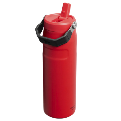 Stanley The Iceflow Flip Straw Pipetli Termos Kırmızı-Siyah 0.70 Litre - 2
