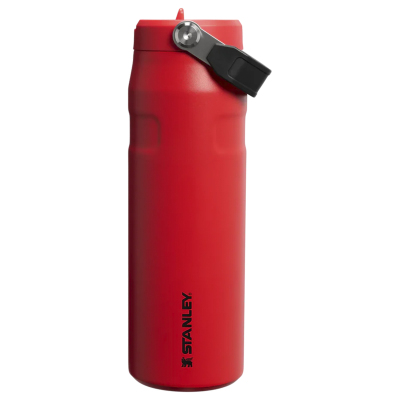 Stanley The IceFlow Flip Straw Pipetli Termos Kırmızı-Siyah 1.06 Litre - STANLEY