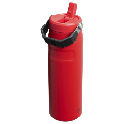 Stanley The IceFlow Flip Straw Pipetli Termos Kırmızı-Siyah 1.06 Litre - 2