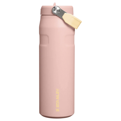 Stanley The Iceflow Flip Straw Pipetli Termos Şeftali Gülü 0.70 Litre - 1