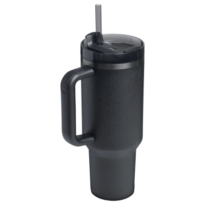 Stanley The Quencher FlowState Pipetli Termos Bardak 1.18 Lt. Mat Siyah - 2