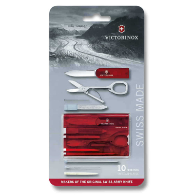 Victorinox Classic SwissCard Kırmızı (Blisterli) - 2