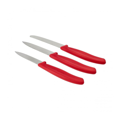 Victorinox Swiss Classic Bıçak Seti 3’lü Kırmızı - 2