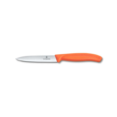 Victorinox Swiss Classic Düz Soyma Bıçağı 10 cm Turuncu - 1