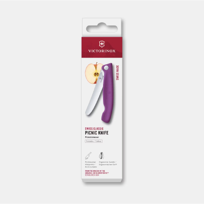 Victorinox Swiss Classic Katlanır Piknik Bıçak Mor 11 cm - 5