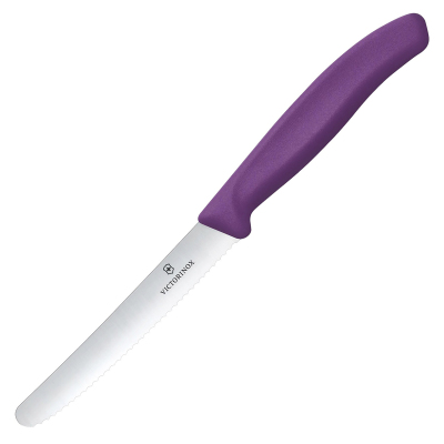 Victorinox Swiss Classic Tırtıklı Domates Bıçak Mor 11 cm - 2
