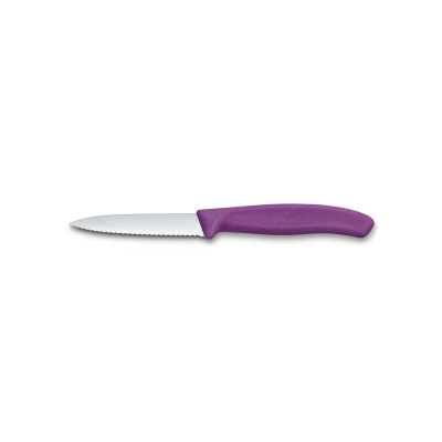 Victorinox Swiss Classic Tırtıklı Soyma Bıçak 8 cm Mor - 1