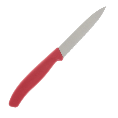 Victorinox Swiss Classic Tırtıklı Soyma Bıçak Kırmızı 10 cm - 3
